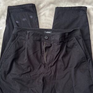 Express Women’s Dark Charcoal Chinos TAPERED ANKLE